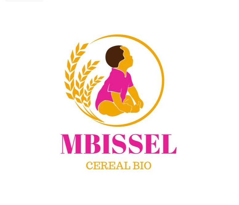 Dans le logo il y'a un enfant au milieu entouré par un cercle de céréale. En dessous y'a le nom de la marque et notre spécialité.