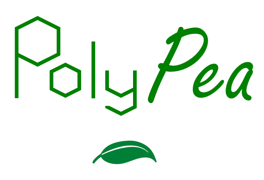 logo polypea green leaf