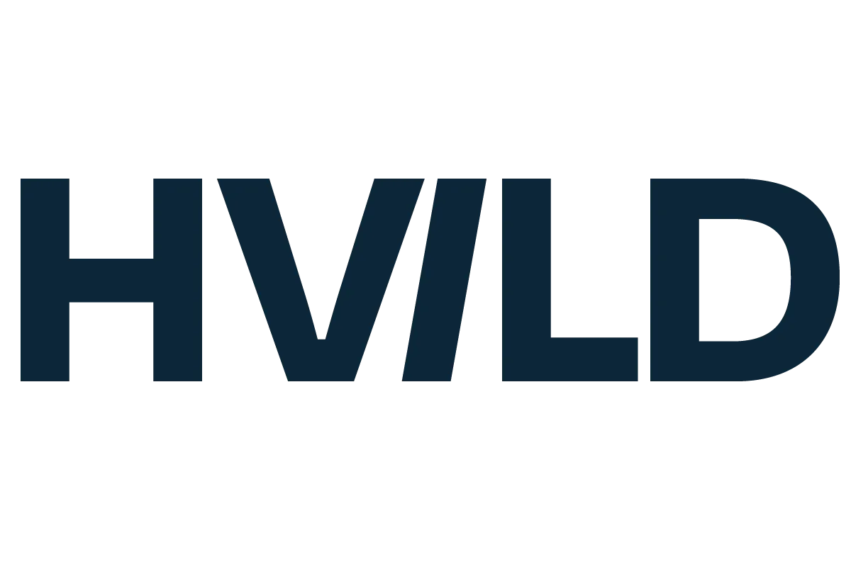 Hvild text logo