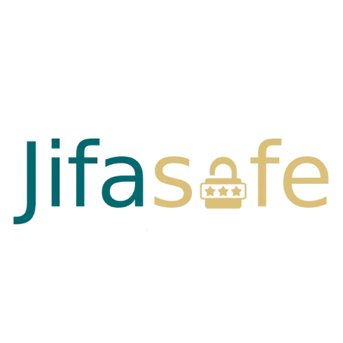 Logo de JifaSafe, une plateforme SaaS de cybersécurité dédiée à la gestion de l’identité numérique.