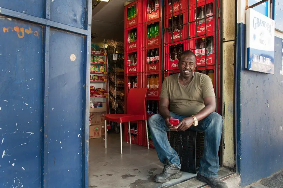 Epicerie informelle à Langa, Cape Town, Afrique du Sud