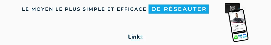Linko – Connect smarter Startup Belge qui digitalise et optimise les cartes de visite grâce à une solution NFC et QR Code.