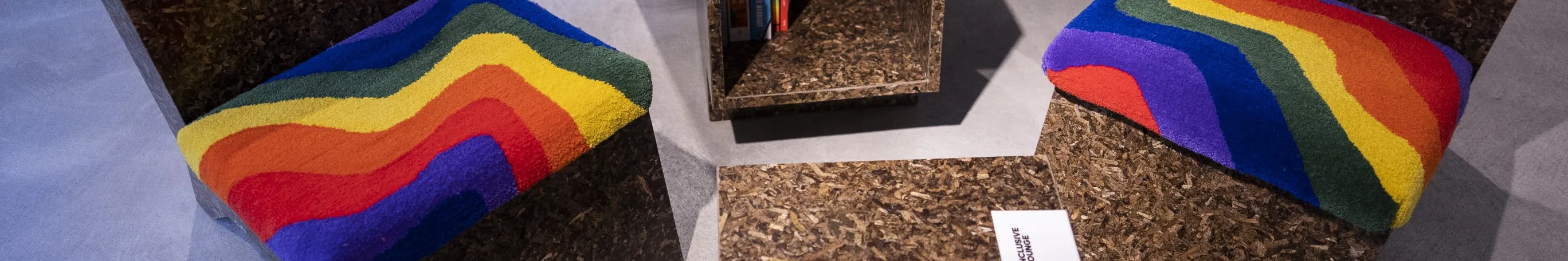 Furniture made by PHEE Board on new Adidas Retail Store in Athens