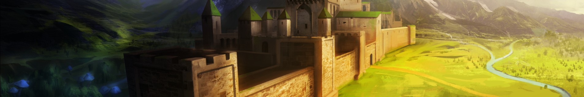 concept art city of Valendis