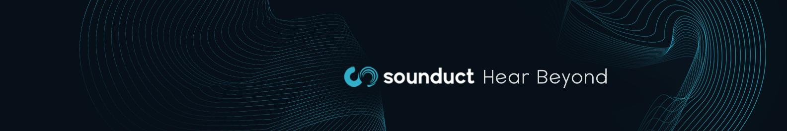 Bannière avec logo Sounduct - Hear beyond