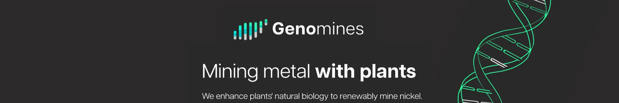 We enhance plants' natural biology to renewably mine nickel.