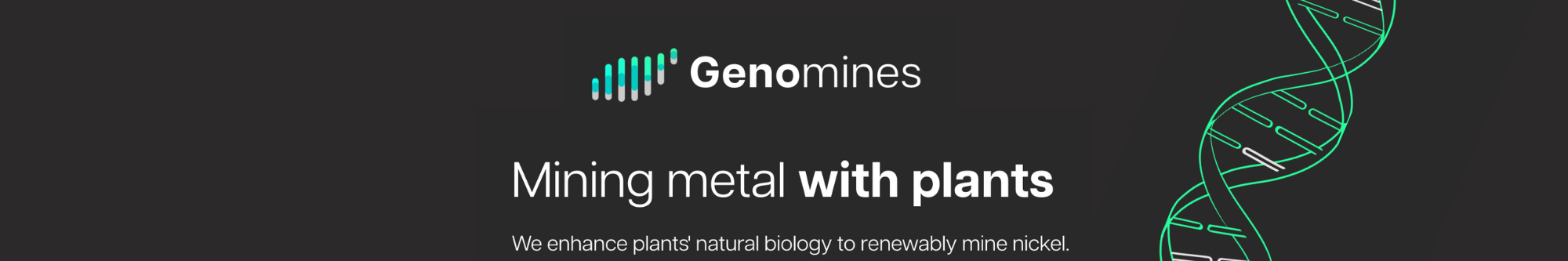We enhance plants' natural biology to renewably mine nickel.