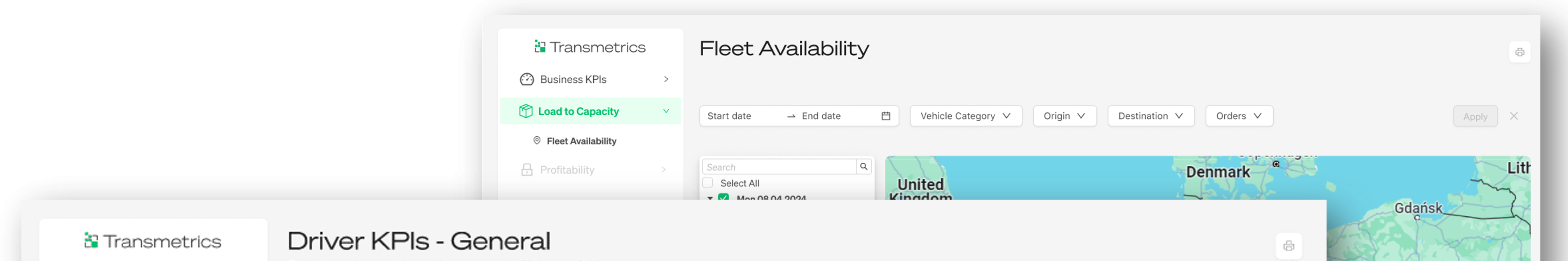 Transmetrics Software screenshots