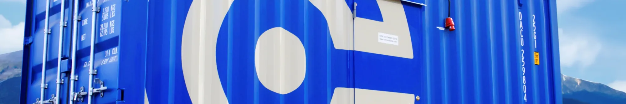 Container with Chromafora logo