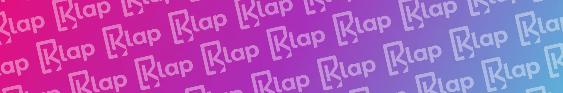 Klap logo background