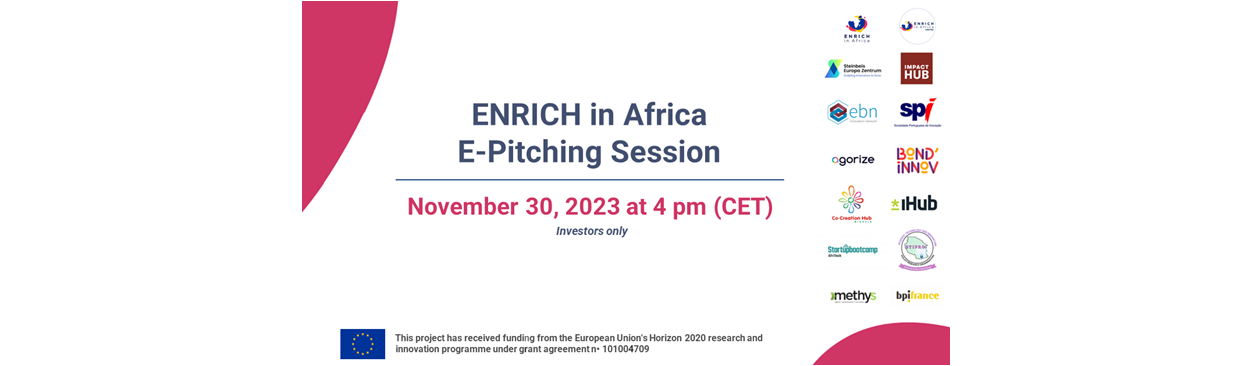 ENRICH in Africa - ePitching session