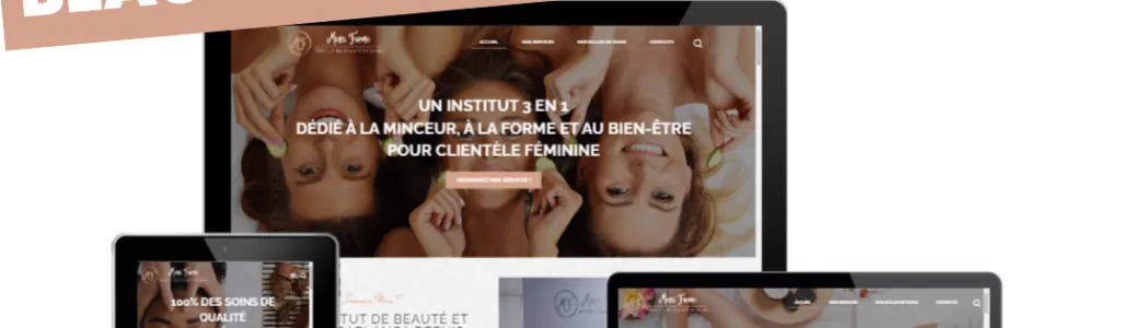 Création de site internet secteur Beauté et Soins Esthétiques