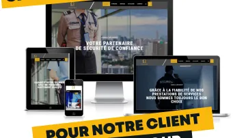Création de site internet secteur Gardiennage et Nettoyage