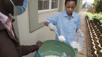 Transforming spoilt food into mosquito repellent lotion