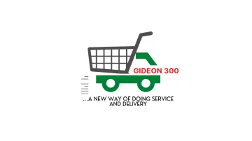 Image of green truck with grocery cart as the base. Gideon 300 in red written across the image.