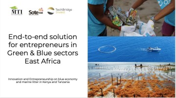 End to End Solution for Entrepreneurs in Green and Blue Economy Sector in East Africa
