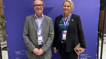 Aina Hegrestad, CFO, and Jens Kuhnle, Financial Analyst attended the launch event in Athens on Oct 21st&22nd, 2024 