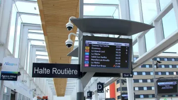 Passenger information display in Le Mans